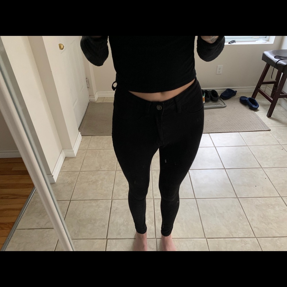 black super skinny jeans!